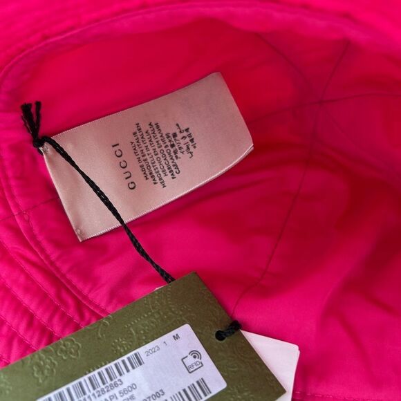 Women's Gucci double G bucket hat, size medium, made in Italy, NWT - Picture 5 of 8